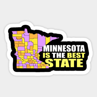 USA state: Minnesota Sticker